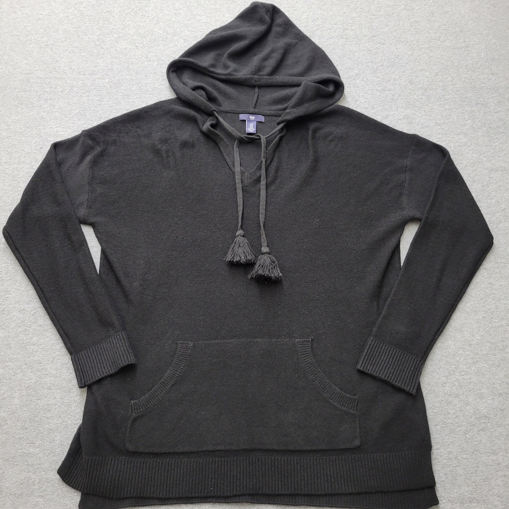 Gap Women's Hoodie, Size Medium, Black, Cotton Fabric